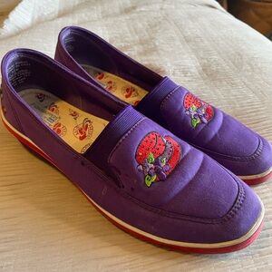 Keds‎ Grasshoppers Red Hat Society Purple Platform Loafers 8.5 Academia Grunge